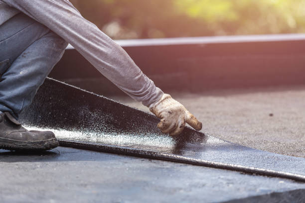 Professional Basement Waterproofing technician working in Mayer, MN